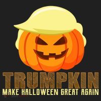 Trumpkin Make Halloween Great Again Donald Trump Beanie thumb 2