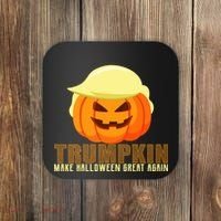 Trumpkin Make Halloween Great Again Donald Trump Coaster thumb 0