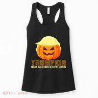 Trumpkin Make Halloween Great Again Donald Trump Women's Tank Top thumb 0