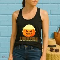 Trumpkin Make Halloween Great Again Donald Trump Women's Tank Top thumb 2