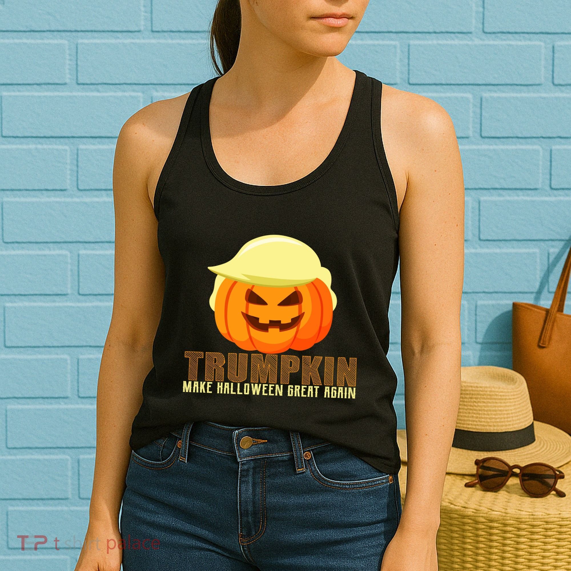 Trumpkin Make Halloween Great Again Donald Trump Women's Tank Top