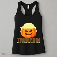 Trumpkin Make Halloween Great Again Donald Trump Women's Tank Top thumb 3