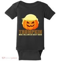 Trumpkin Make Halloween Great Again Donald Trump Baby Bodysuit thumb 0