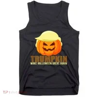 Trumpkin Make Halloween Great Again Donald Trump Tank Top thumb 0
