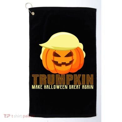 Trumpkin Make Halloween Great Again Donald Trump Golf Towel
