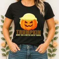 Trumpkin Make Halloween Great Again Donald Trump Women's T-Shirt thumb 2