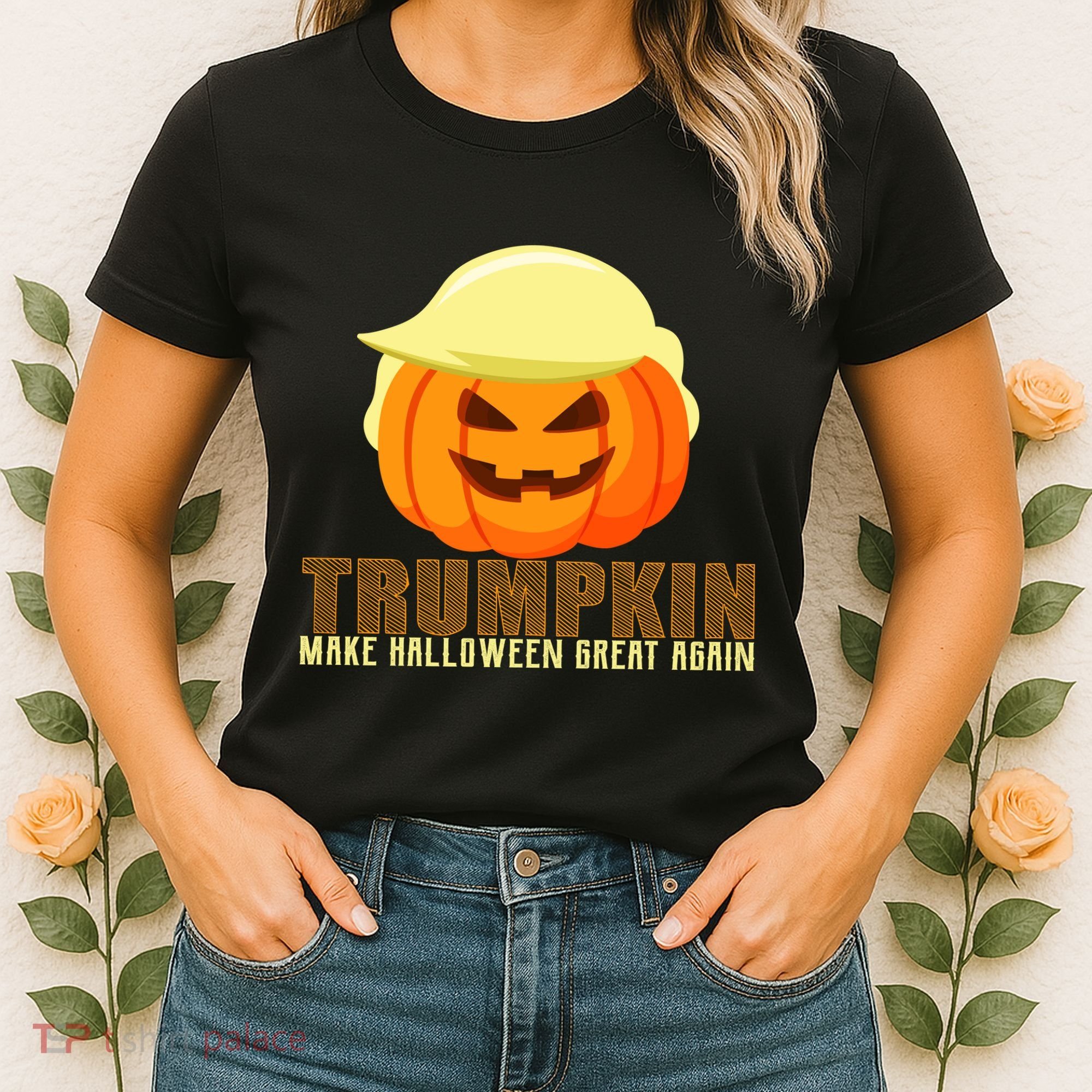 Trumpkin Make Halloween Great Again Donald Trump Women's T-Shirt