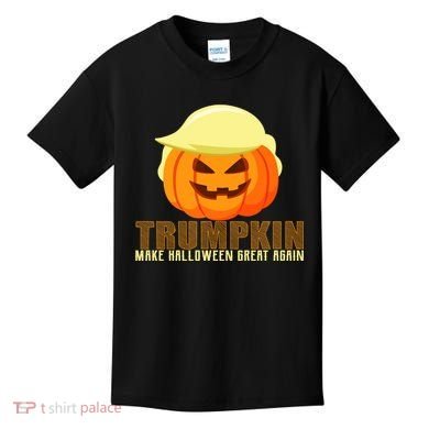 Trumpkin Make Halloween Great Again Donald Trump Kids T-Shirt