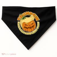 Trumpkin Make Halloween Great Again Fun Pumpkin USA-Made Doggie Bandana thumb 0