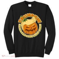 Trumpkin Make Halloween Great Again Fun Pumpkin Sweatshirt thumb 0
