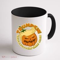 Trumpkin Make Halloween Great Again Fun Pumpkin Coffee Mug thumb 1