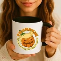 Trumpkin Make Halloween Great Again Fun Pumpkin Coffee Mug thumb 3
