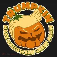 Trumpkin Make Halloween Great Again Fun Pumpkin Women's Hoodie thumb 2