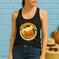 Trumpkin Make Halloween Great Again Fun Pumpkin Women's Tank Top thumb 2