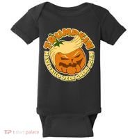 Trumpkin Make Halloween Great Again Fun Pumpkin Baby Bodysuit thumb 0