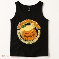Trumpkin Make Halloween Great Again Fun Pumpkin Tank Top thumb 2