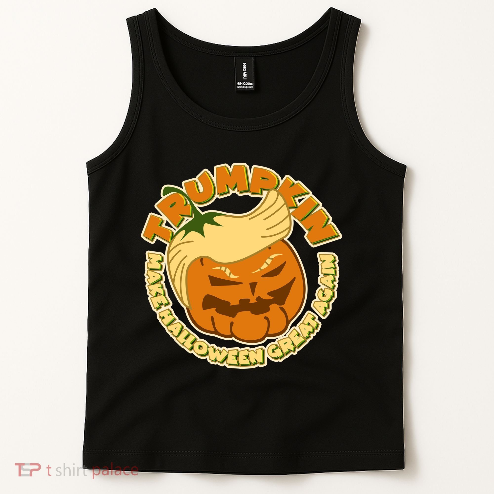 Trumpkin Make Halloween Great Again Fun Pumpkin Tank Top