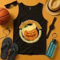 Trumpkin Make Halloween Great Again Fun Pumpkin Tank Top thumb 4