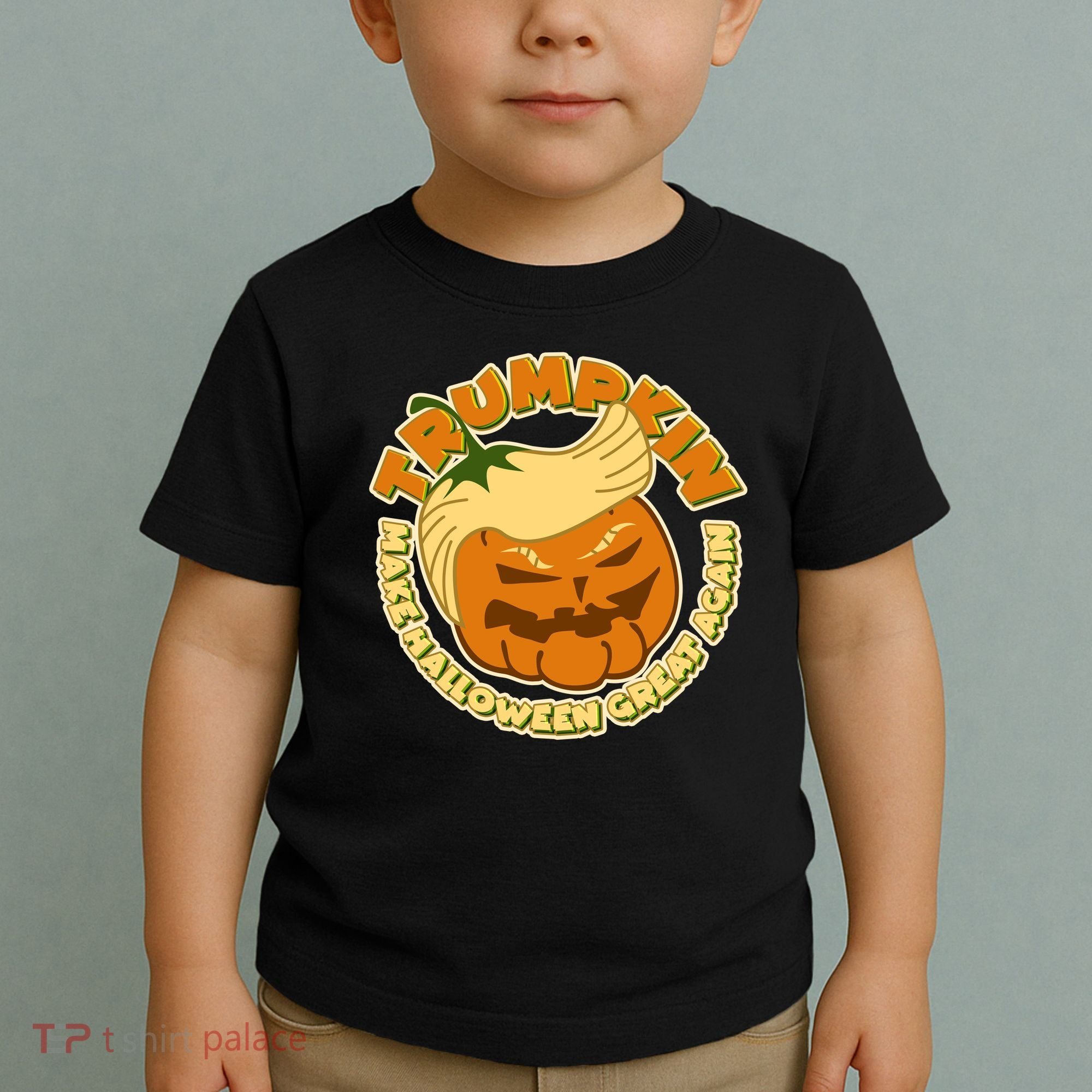 Trumpkin Make Halloween Great Again Fun Pumpkin Toddler T-Shirt