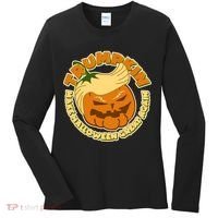 Trumpkin Make Halloween Great Again Fun Pumpkin Women's Long Sleeve Shirt thumb 0