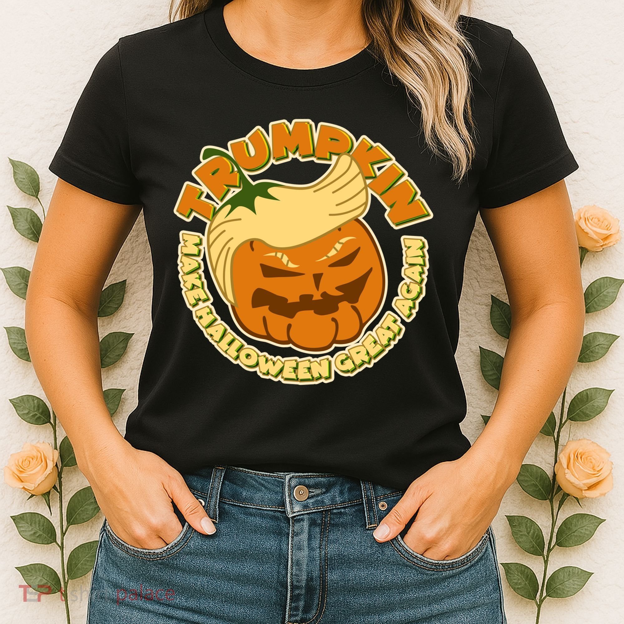 Trumpkin Make Halloween Great Again Fun Pumpkin Women's T-Shirt