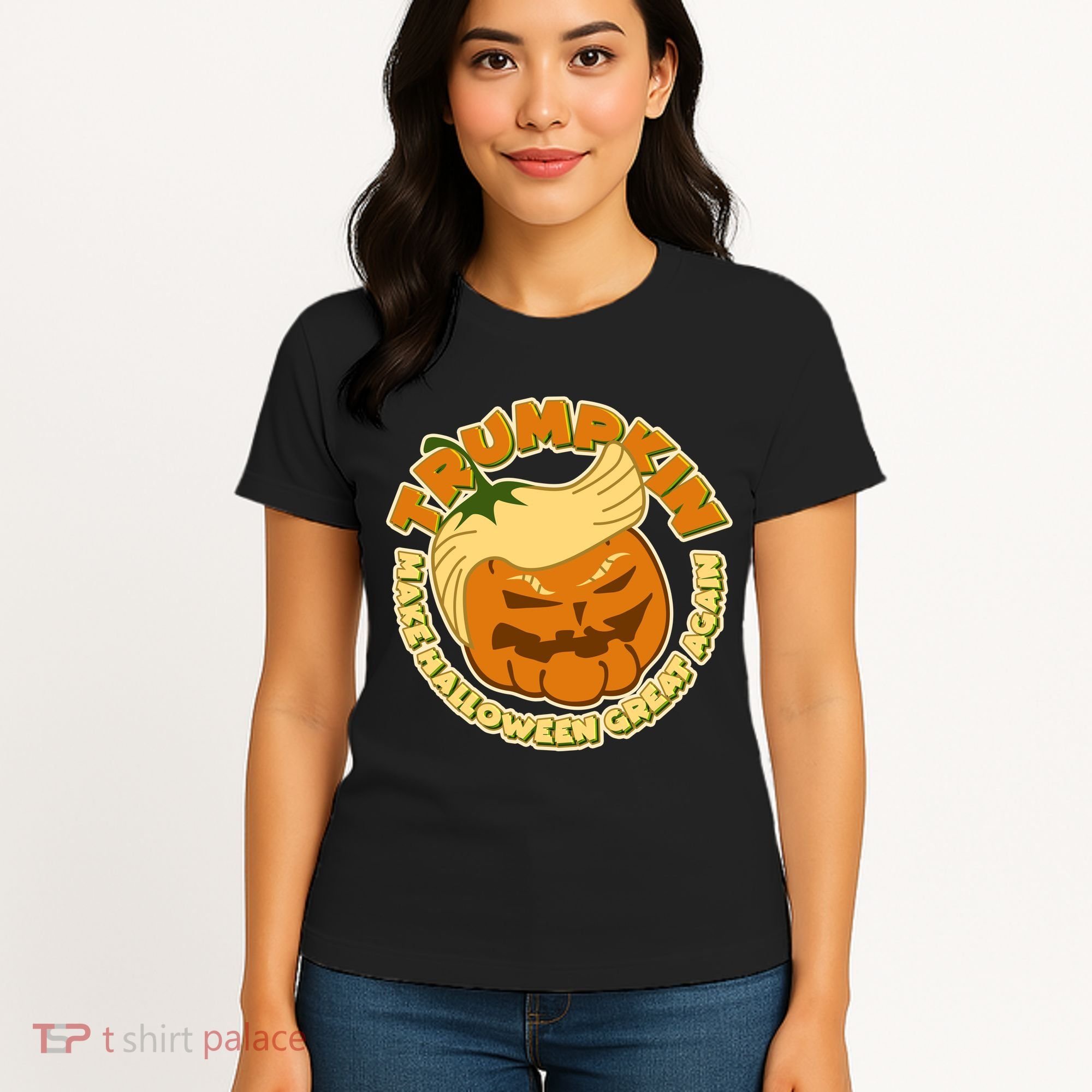 Trumpkin Make Halloween Great Again Fun Pumpkin Women's T-Shirt