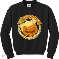 Trumpkin Make Halloween Great Again Fun Pumpkin Kids Sweatshirt thumb 0
