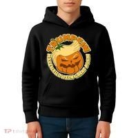 Trumpkin Make Halloween Great Again Fun Pumpkin Kids Hoodie thumb 4