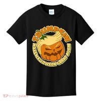 Trumpkin Make Halloween Great Again Fun Pumpkin Kids T-Shirt thumb 0