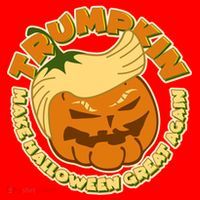 Trumpkin Make Halloween Great Again Fun Pumpkin Santa Hat thumb 1