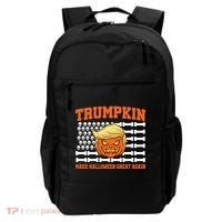 Trumpkin Make Halloween Great Again Skull Bone Flag Backpack thumb 0