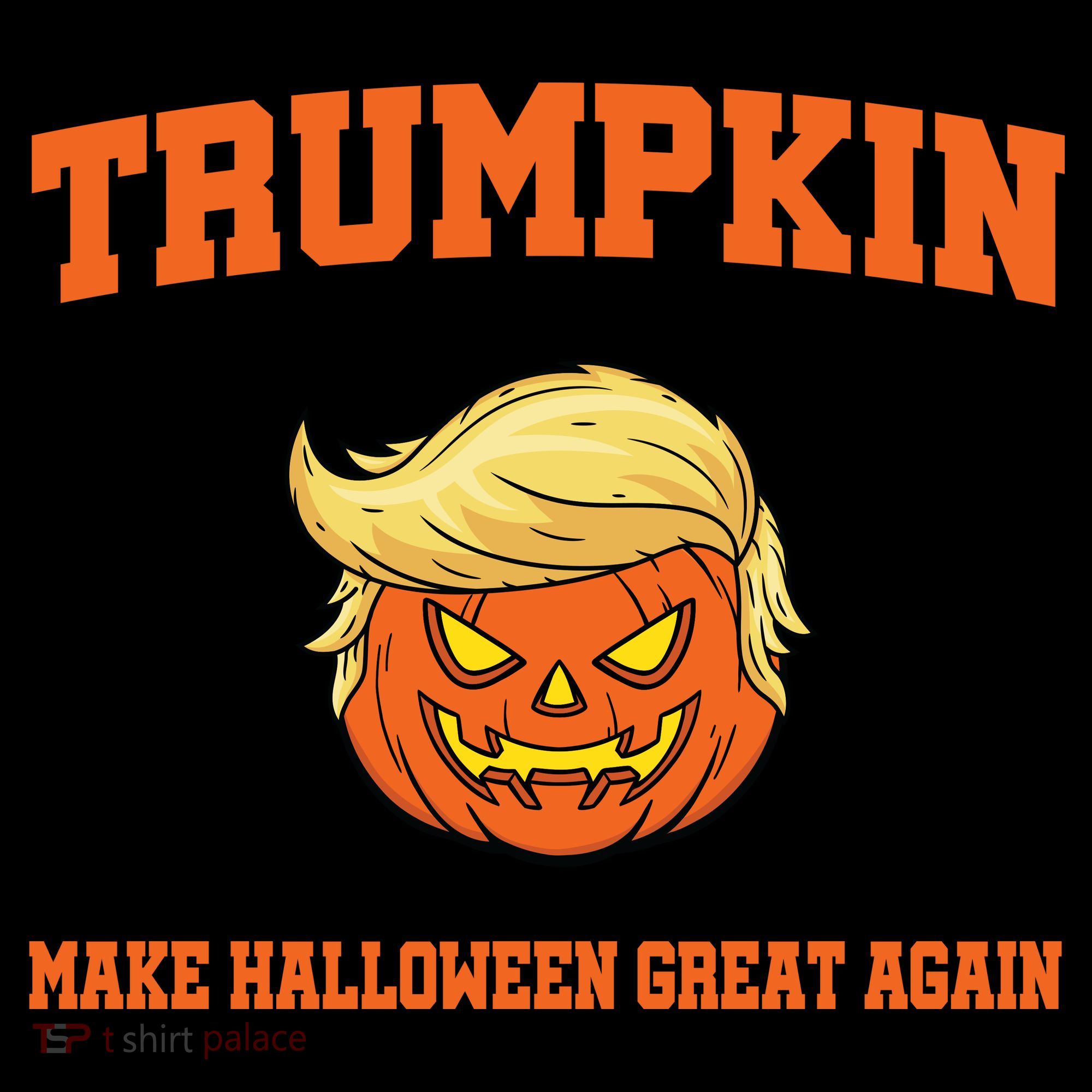 Trumpkin Make Halloween Great Again Skull Bone Flag Coffee Mug