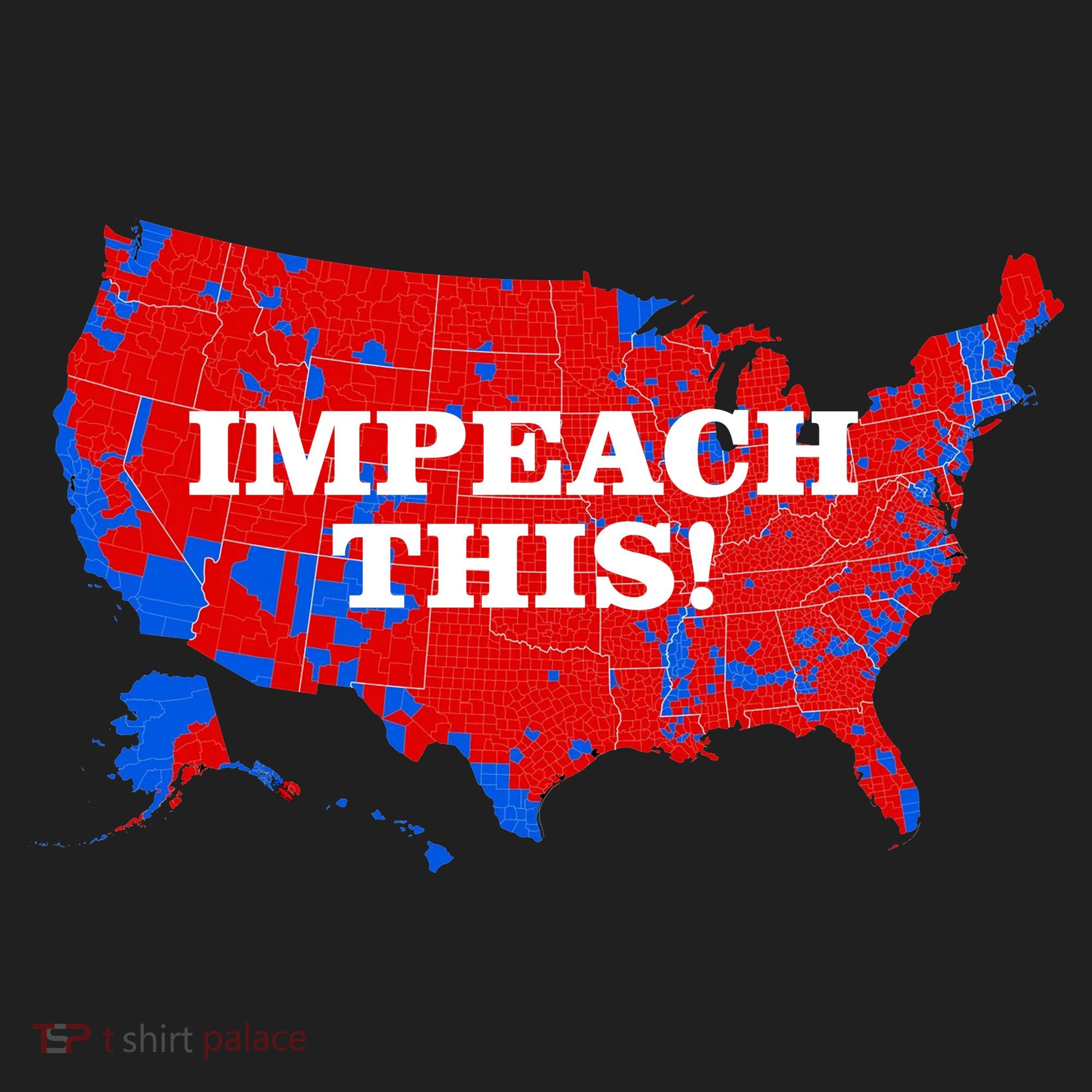 Trump's Impeachment Map Impeach This! Women's Sweatshirt