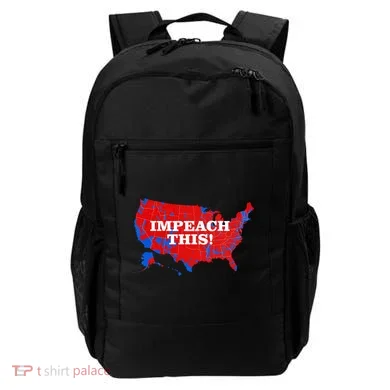 Trump's Impeachment Map Impeach This! Backpack