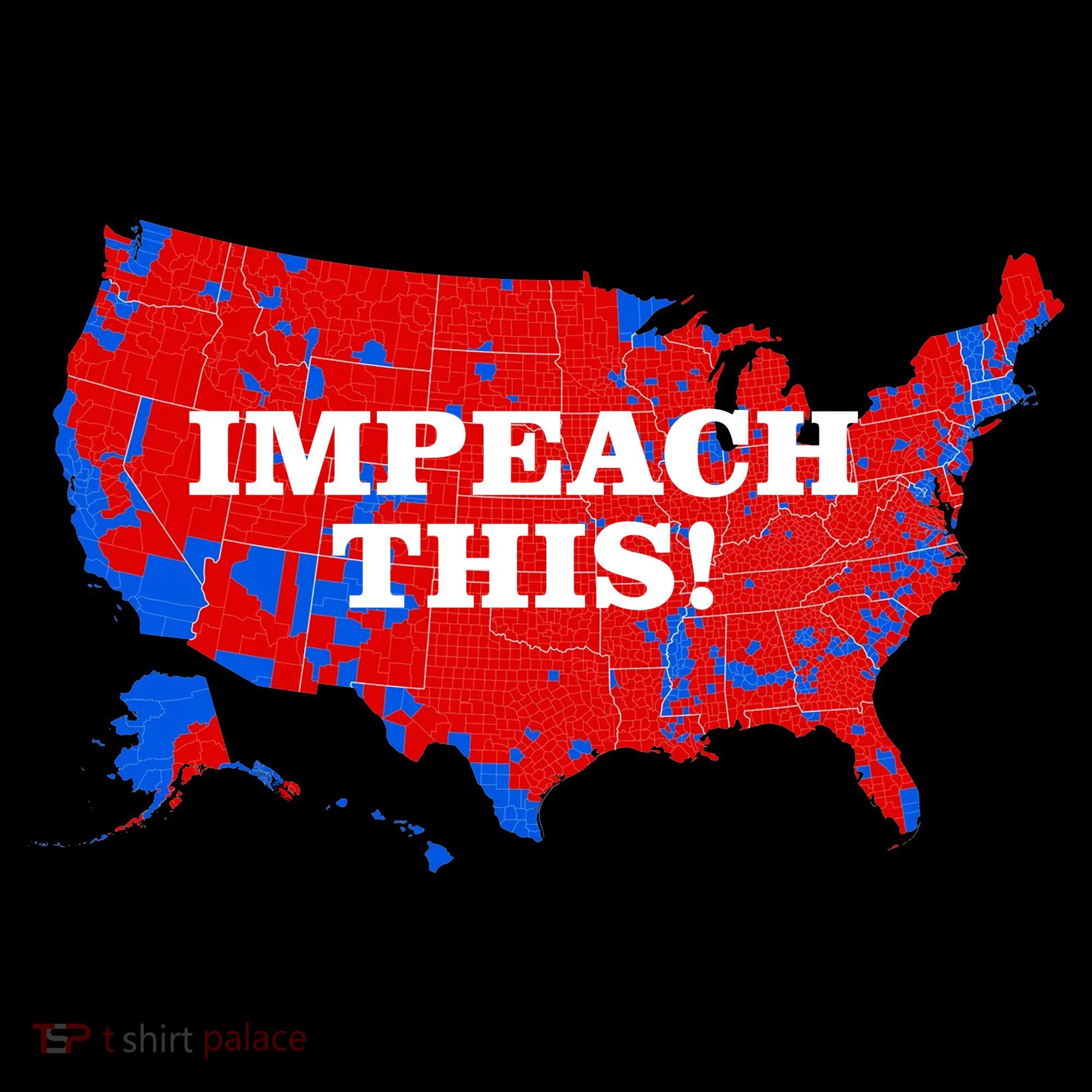 Trump's Impeachment Map Impeach This! Backpack