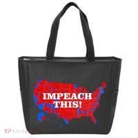 Trump's Impeachment Map Impeach This! Tote Bag thumb 0