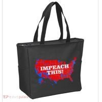 Trump's Impeachment Map Impeach This! Tote Bag thumb 2