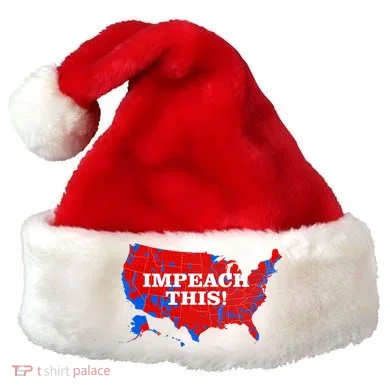 Trump's Impeachment Map Impeach This! Santa Hat