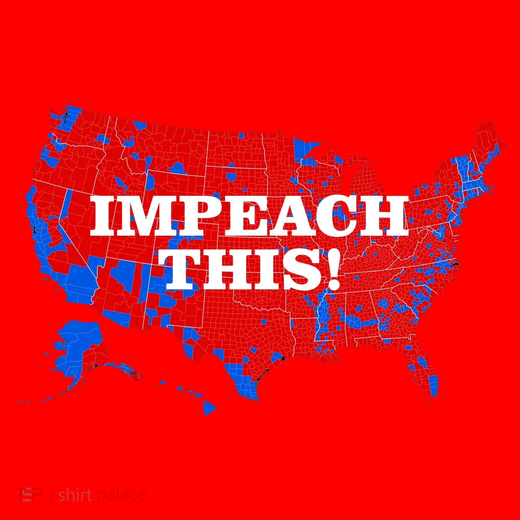 Trump's Impeachment Map Impeach This! Santa Hat