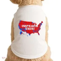Trump's Impeachment Map Impeach This! Doggie Tank thumb 0