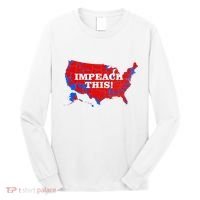 Trump's Impeachment Map Impeach This! Long Sleeve Shirt thumb 0