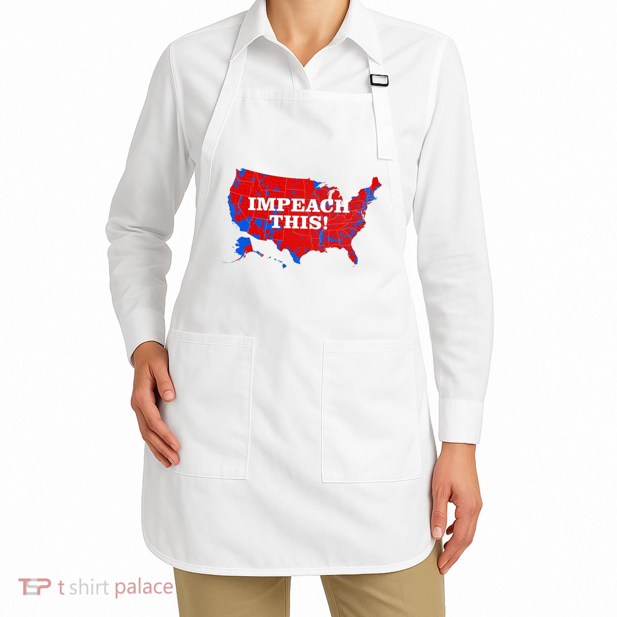 Trump's Impeachment Map Impeach This! Apron