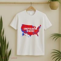 Trump's Impeachment Map Impeach This! T-Shirt thumb 2