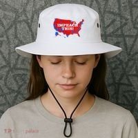 Trump's Impeachment Map Impeach This! Bucket Hat thumb 3