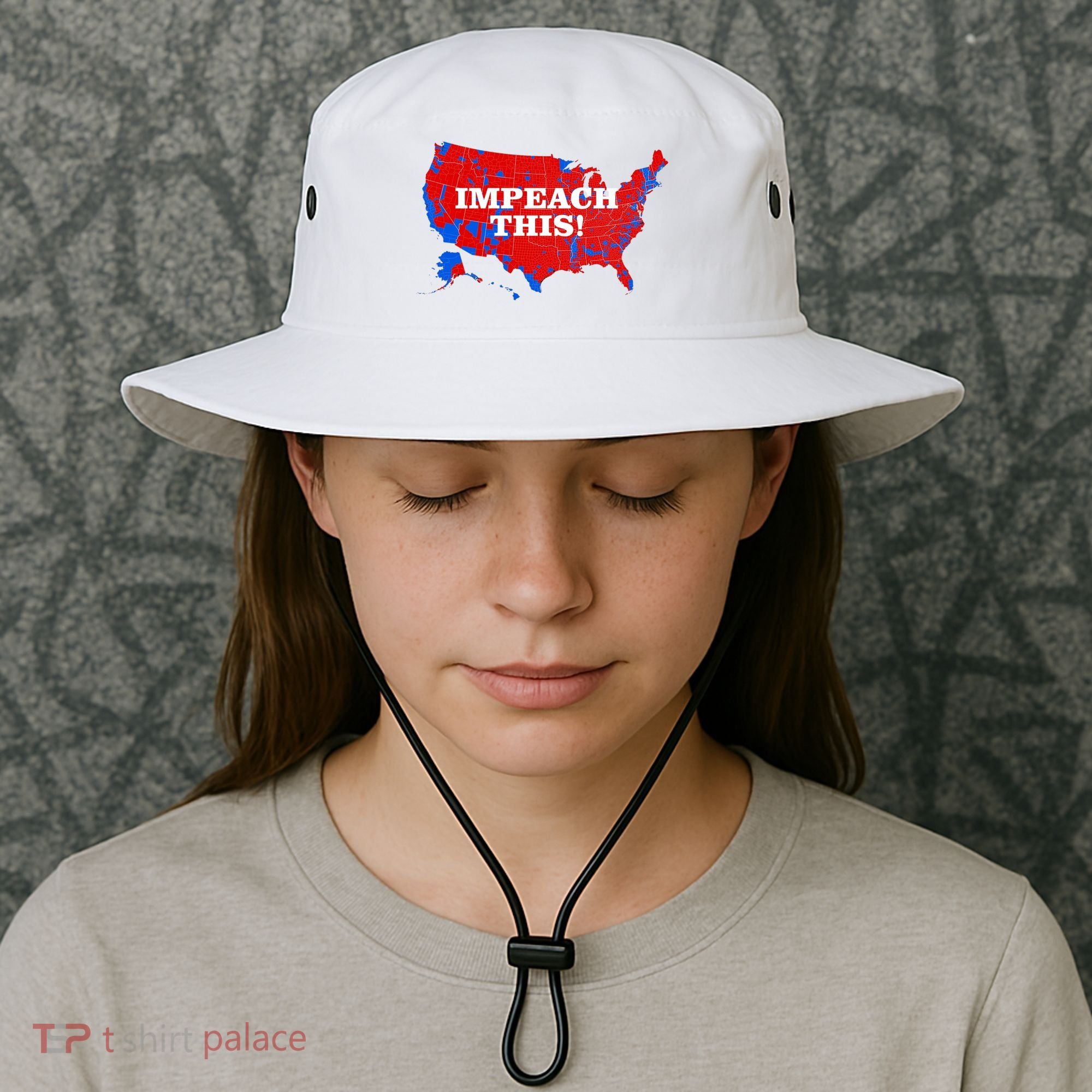 Trump's Impeachment Map Impeach This! Bucket Hat