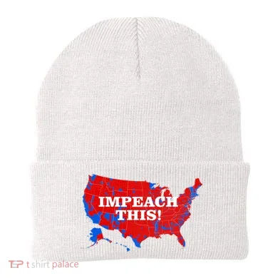 Trump's Impeachment Map Impeach This! Beanie