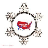 Trump's Impeachment Map Impeach This! Ornament thumb 0