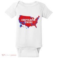 Trump's Impeachment Map Impeach This! Baby Bodysuit thumb 0