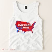 Trump's Impeachment Map Impeach This! Tank Top thumb 2