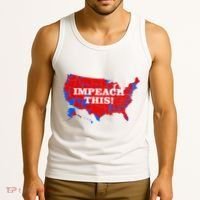Trump's Impeachment Map Impeach This! Tank Top thumb 3
